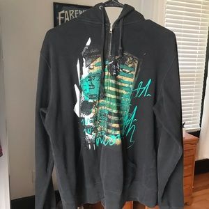 Underoath Black Hoody (rock band merch) - Size M